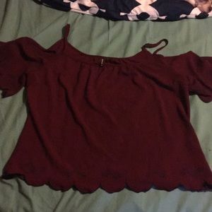 Off the shoulder top